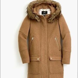 Jcrew chateau parka in stadium cloth wool coat p00